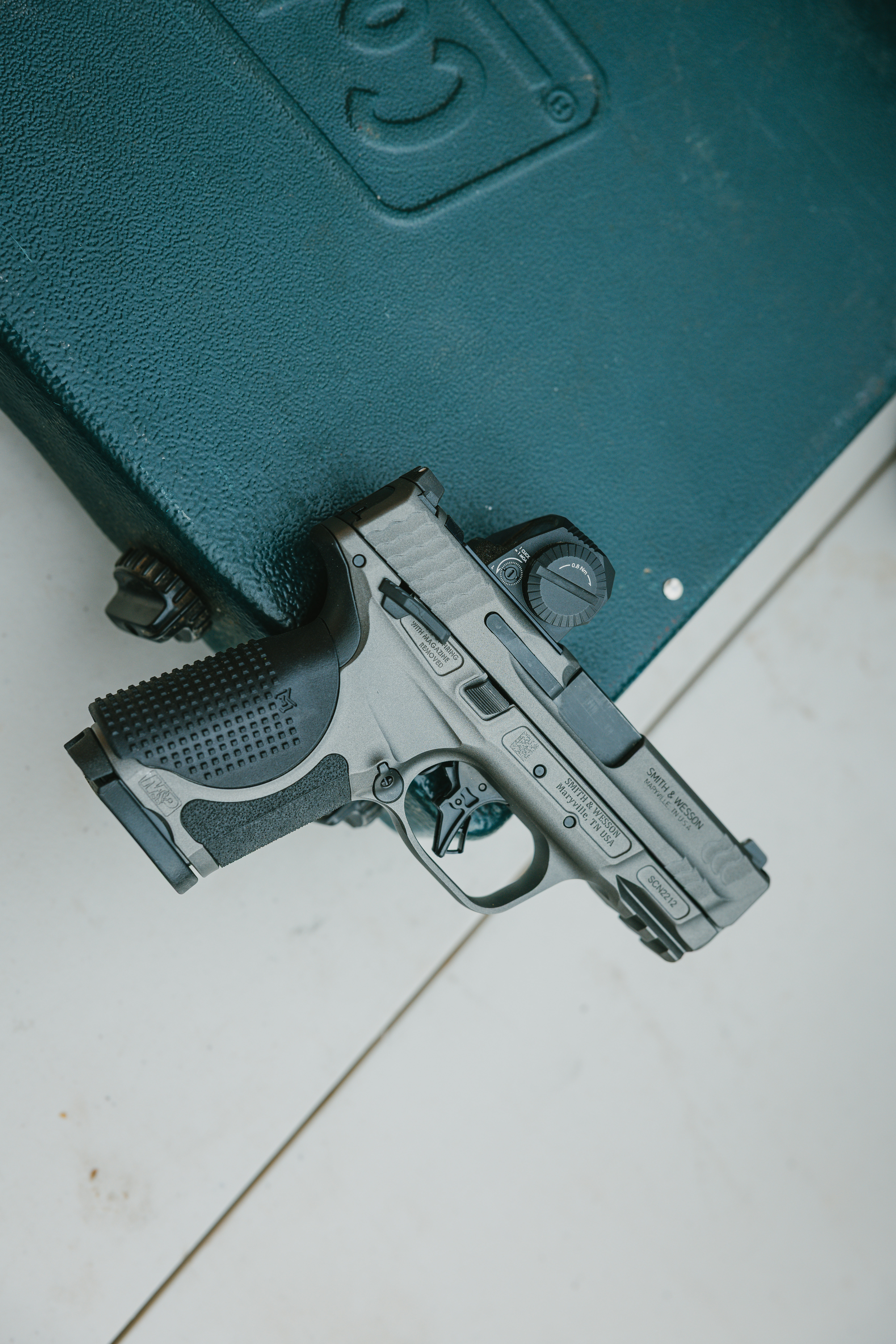 Smith and wesson compact with palm swell backstrap